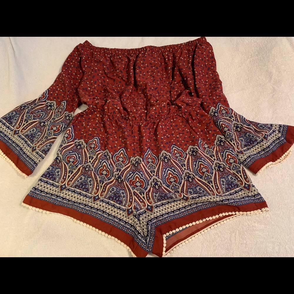 Charlotte Russe Off the Shoulders Romper